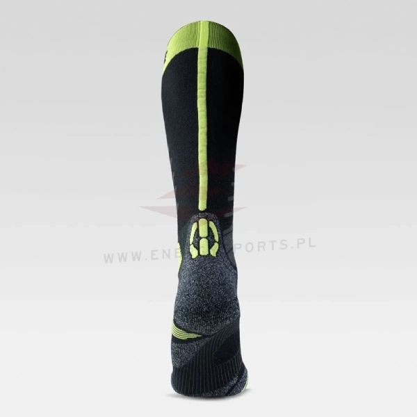 Męskie Skarpety UYN Ski One Merino Black/Lime 2024/25