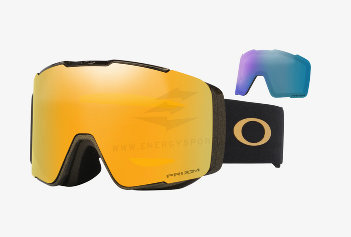 Gogle Oakley Line Miner L Pro 50th Anniversary Strap, 24k iridium & Iced Lenses