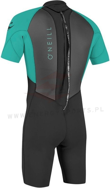 Pianka O'neill Youth Reactor 2mm S/S Spring (Black/Light Aqua)