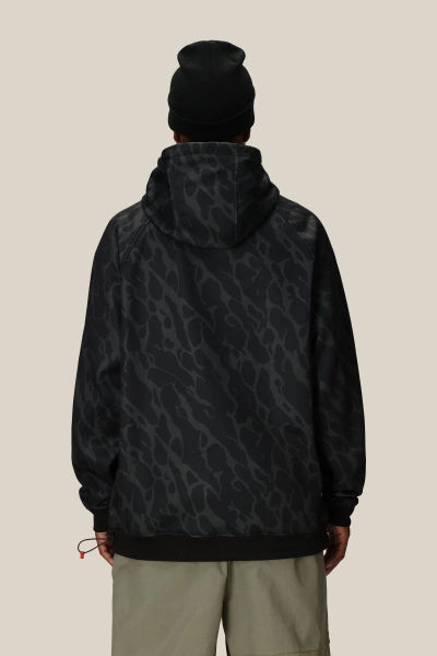 Bluza Termoaktywna 686 Bonded Fleece Hoody Black Fracture Print