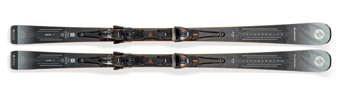 Narty zjazdowe Blizzard Thunderbird R15-76 Antharicte + TPX12