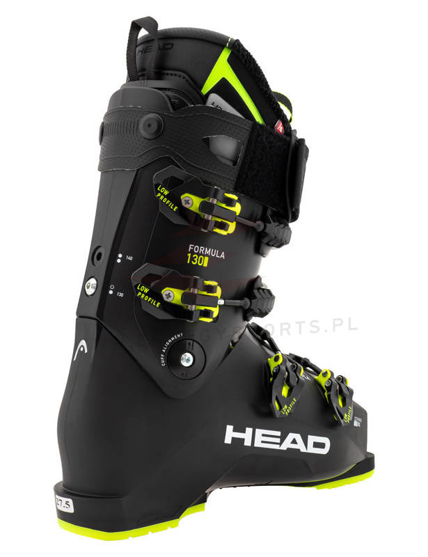 Męskie buty narciarskie Head Formula RS 130 GW Black/Yellow