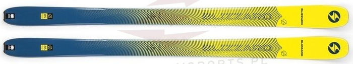 Narty Blizzard Zero G 085 (yellow/blue) flat 19/20