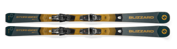 Narty zjazdowe Blizzard Stormbird 80 TI Green/Gold + TP11
