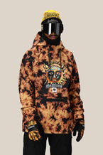 Bluza Techniczna 686 Waterproof Hoody Sublime Orange Tie Dye