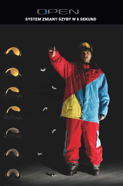 Gogle Out Of KATANA Hexagon /Blue MCI, 2 szyby Zeiss: S2 i S1