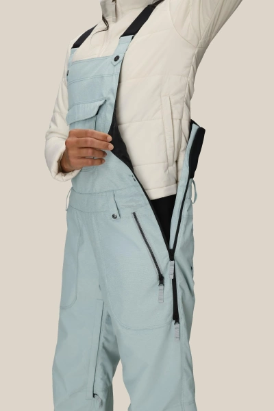 Spodnie 686 Black Magic Insulated Bib Dusty Marine Dobby