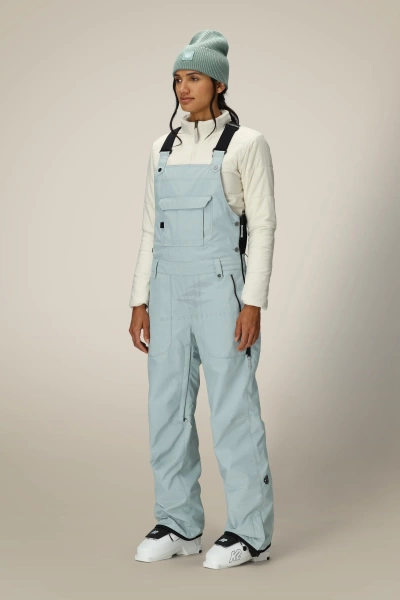 Spodnie 686 Black Magic Insulated Bib Dusty Marine Dobby