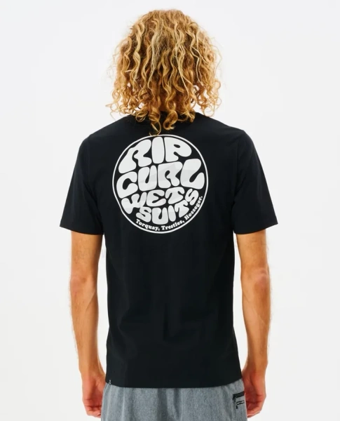 Rip Curl Surf Tee Icons Of Surf Black