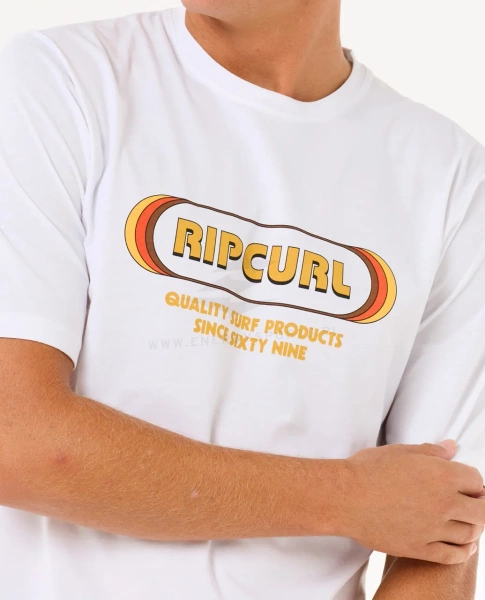 Rip Curl Surf Tee Icons Of Surf White