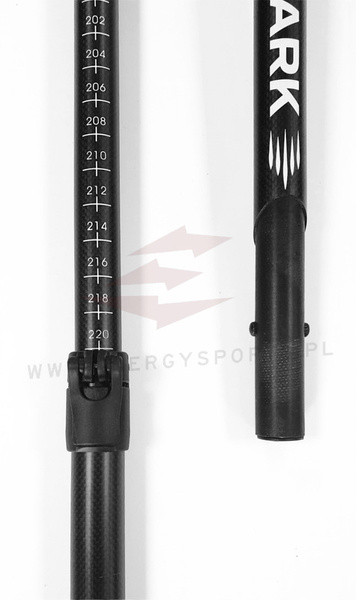 Wiosło Shark Full Carbon 3-częściowe
