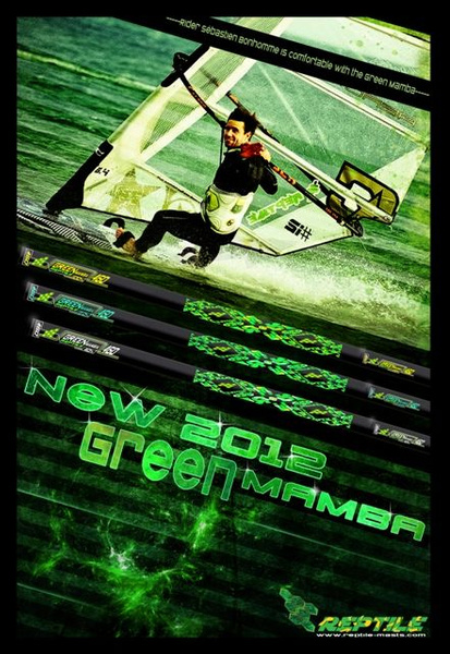 Super lekki maszt REPTILE SDM Green Mamba C40