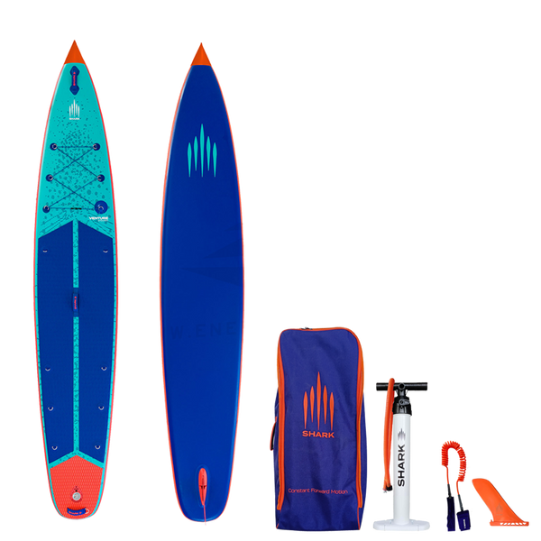 ZESTAW Shark Sup Venture Flow touring 12'6'' x 30' x 5'' 2025 + wiosło