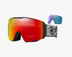 Gogle Oakley Line Miner L Pro Black Reinforce Strap. Torch & Iced Lenses