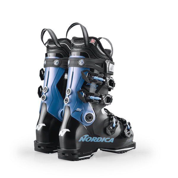 Damskie buty narciarskie Nordica Promachine 95W (Black/Light Blue/White)