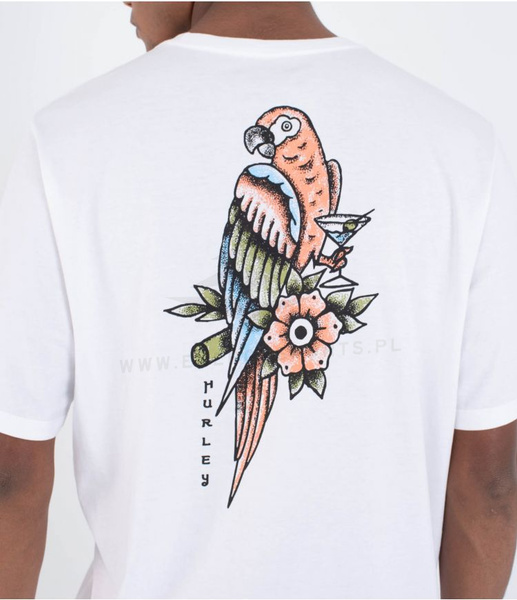 Hurley T-Shirt Parrot Lad White 2025