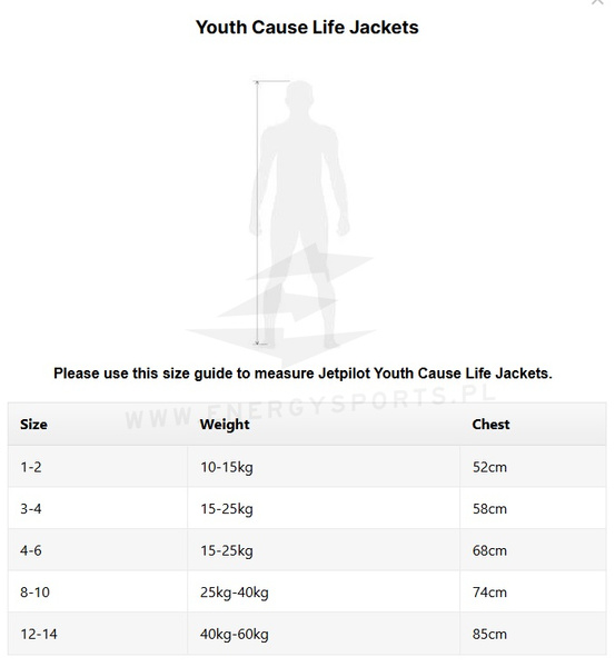 Kamizelka Jetpilot Cause Youth Eco Vest Red L50 2025