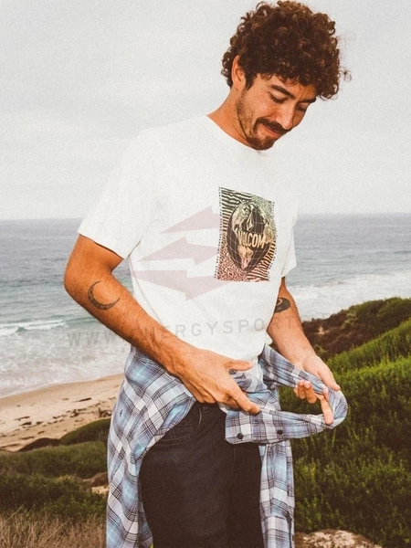 T-Shirt Volcom Earth Trippin A5012401 WHITE 2024