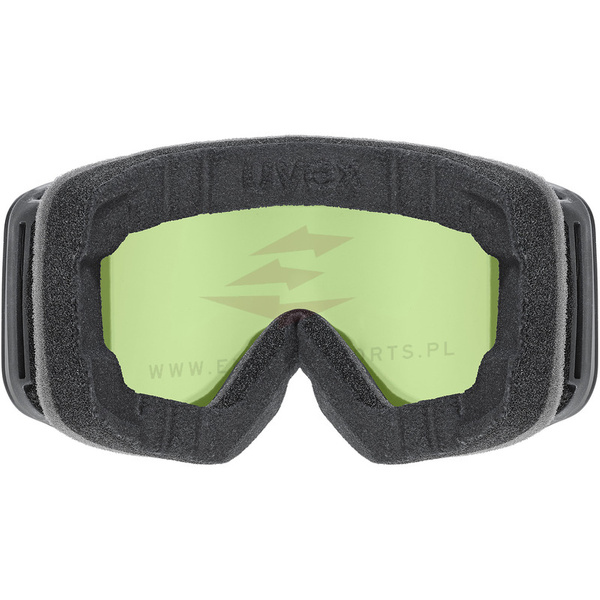 Gogle juniorskie Uvex Pwdr FM Black Matte Blue 2024/25