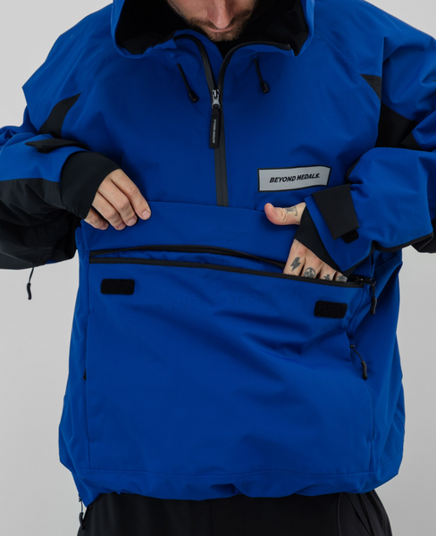 Kurtka Beyond Medals Retro Anorak 2L Blue