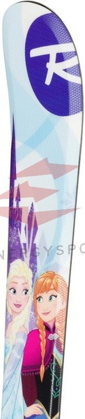 Dziewczęce Narty zjazdowe Rossignol Frozen KX + Wiązania KID-X4 B76 2018/19
