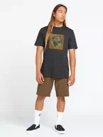 T-Shirt Volcom Earth Trippin A5012401 STEALTH 2024