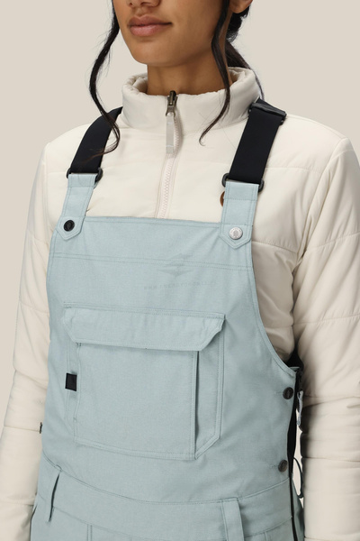Spodnie 686 Black Magic Insulated Bib Dusty Marine Dobby