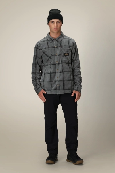 Koszula Termoaktywna 686 Sierra Fleece Flannel Rhino Gray Plaid