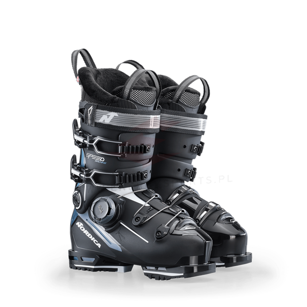 Damskie Buty narciarskie Nordica SpeedMachine 3 Boa 95W (Black/Light Blue/White)