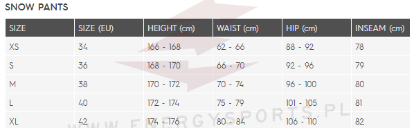 Spodnie Roxy Roxy Nadia ERJTP03271 BQY0 2024/25