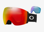 Gogle Oakley Flight Deck L Pro Black Strap, Torch & Iced lenses