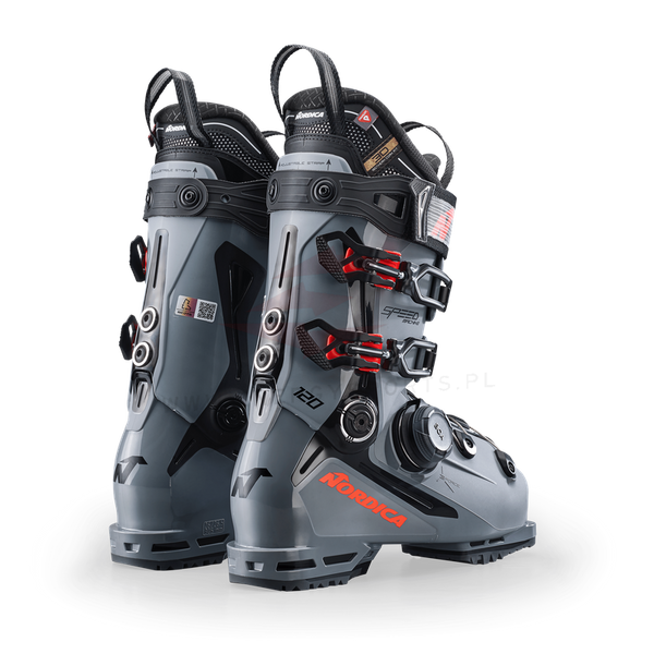 Buty narciarskie Nordica SpeedMachine 3 Boa 120 (Grey/Black/Red)
